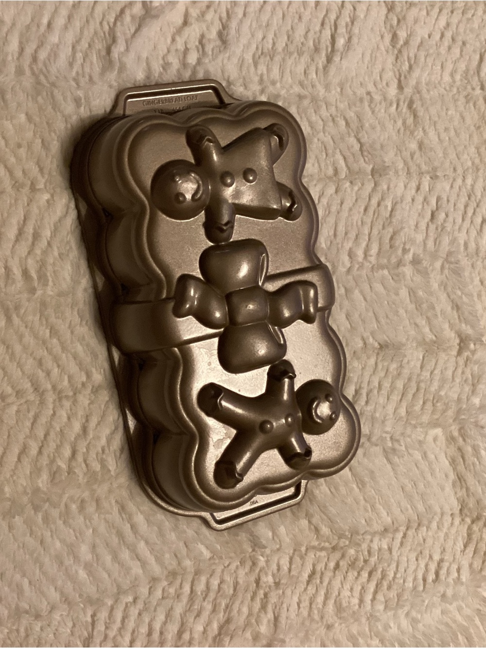 Nordic Ware Christmas Holiday Gingerbread Man Bread Mold Loaf Cake Pan
